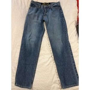 Dr Martens Women's Blue Jeans 14 Tall With Button Fly‎